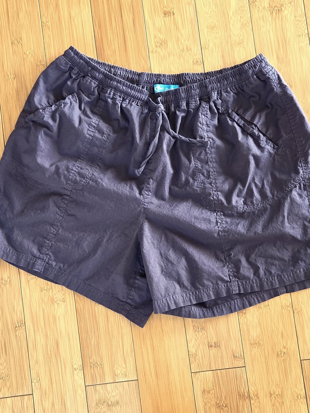 Fresh Produce Shorts Pull On Chocolate Brown Pockets 5" Inseam Cotton XL Relaxed - Picture 4 of 9